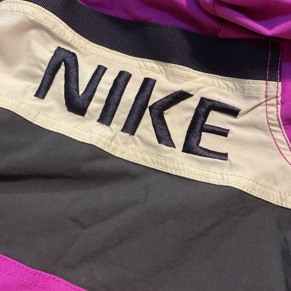 Nike mens DEADSTOCK Sportswear Woven Hooded 1/2 Zip Jacket Raincoat jacket - Picture 7 of 11